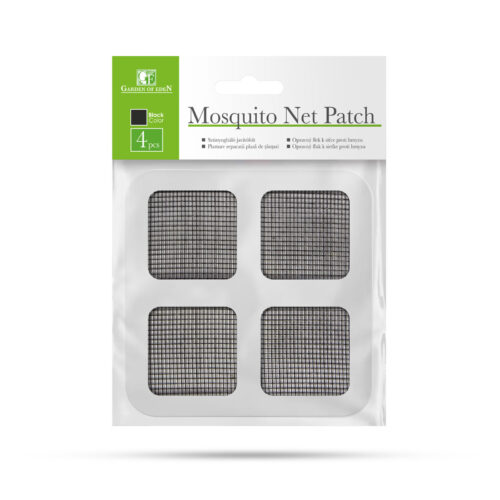 Szúnyogháló javítófolt - 10 x 10 cm - fehér - 4 db / csomag